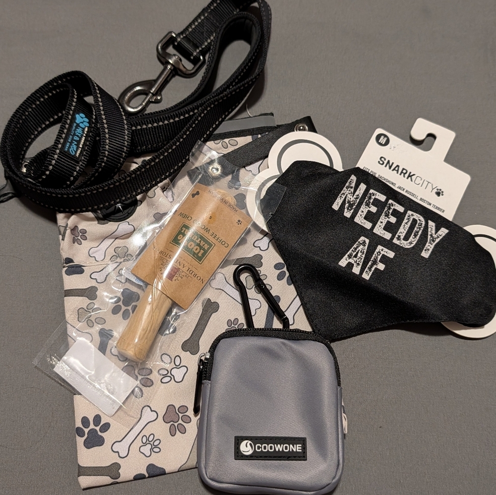 Puppy Dog Walking And Accessories Bundle Set Small Medium